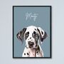 Personalised Pet Print Portrait From Photo, thumbnail 2 of 11