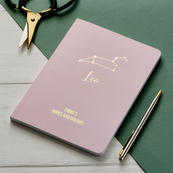 Personalised Star Sign Constellation Notebook, 3 of 12
