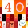 Personalised 40th Birthday Card Age And Name, thumbnail 11 of 11