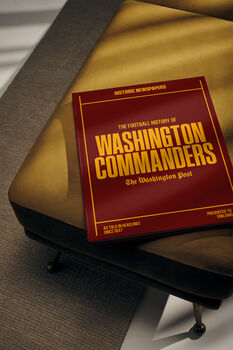 Washington Commanders Personalised Gift Newspaper Book, 10 of 12