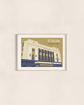 Kentish Town Forum London Travel Poster Art Print, 3 of 6