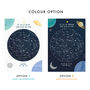 The Day You Were Born Personalised Constellation Print, thumbnail 2 of 9