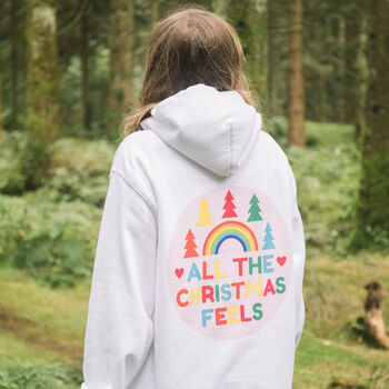 All The Christmas Feels Women's Christmas Hoodie, 4 of 7