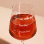 Personalised Measure Wine Glass, thumbnail 4 of 8