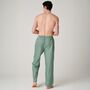 Men's 'Green Flash' Stripe Crisp Cotton Pyjama Trousers, thumbnail 3 of 4