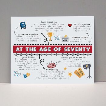 Personalised 70th Birthday Card, 4 of 5