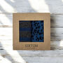 Berlin Blue And Denim Leopard Sock Gift Box, thumbnail 1 of 4