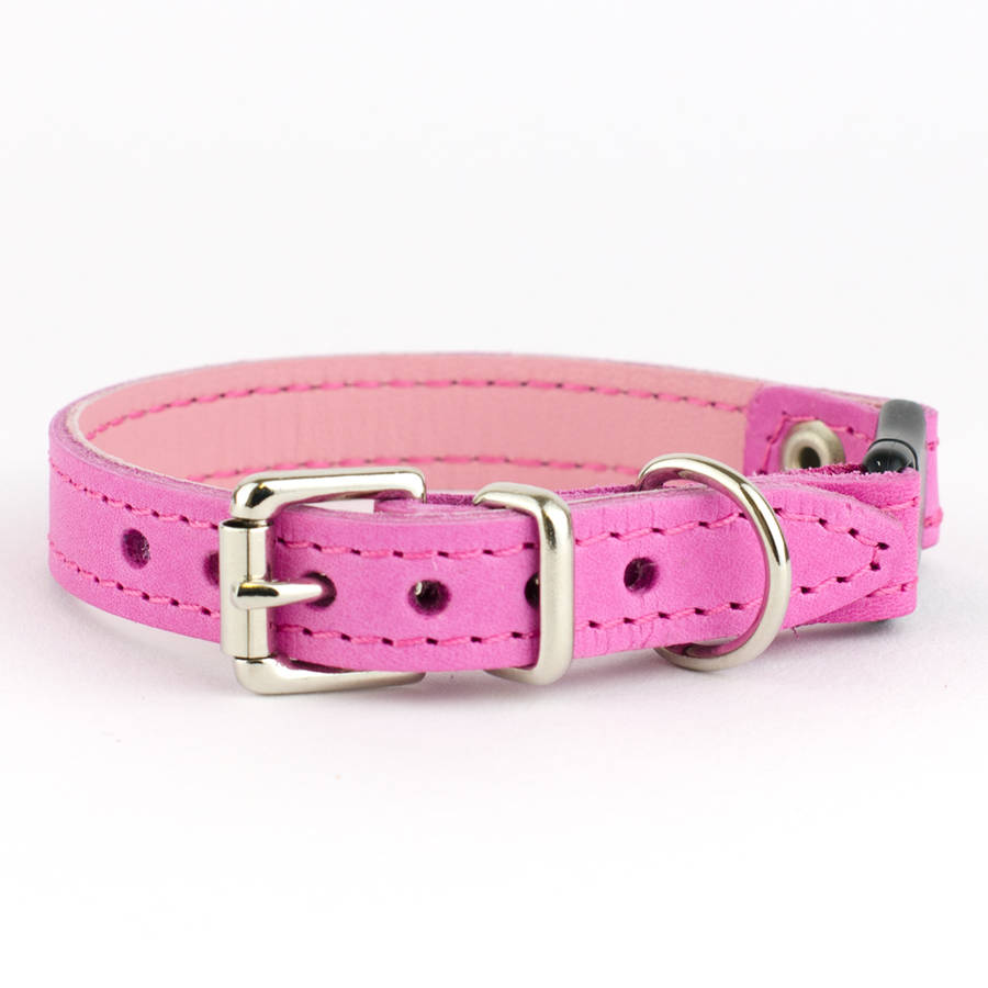 leather cat collar with swarovski crystals by petiquette collars ...