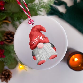 Personalised Christmas Gonk Candle Gift Set, 2 of 8