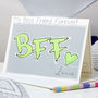 Personalised Acronym Bff Best Friend Card, thumbnail 6 of 9