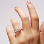 Mavis White Gold Three Stone Engagement Ring, thumbnail 1 of 5