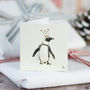 Christmas Penguin Gift Tags, Pack Of Four, thumbnail 2 of 2