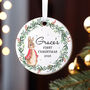 Personalised Baby's First Christmas Decoration Bauble, thumbnail 2 of 3