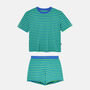 Women's 'Sunny St Ives' Bamboo Short Pyjama Set, thumbnail 5 of 6