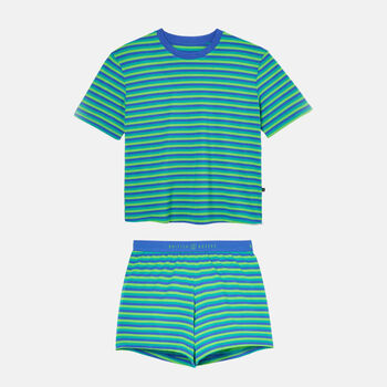 Women's 'Sunny St Ives' Bamboo Short Pyjama Set, 5 of 6