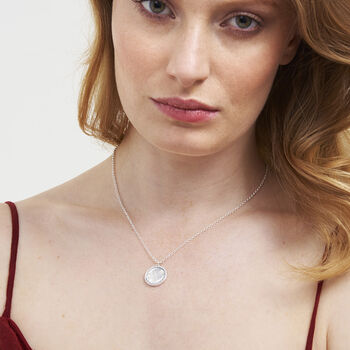 Silver Dove Spirit Guide Necklace, 2 of 8