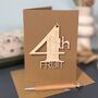 Personalised 4th Fruit Wedding Meaning Anniversary Card, thumbnail 9 of 12