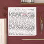 Frankenstein By Mary Shelley Greeting Card For Book Lovers, thumbnail 1 of 3