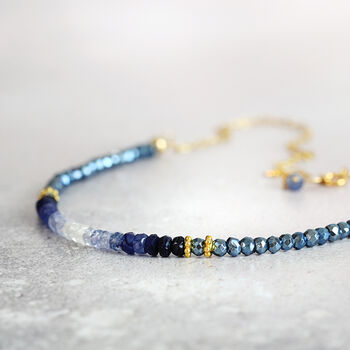 Blue Sapphire Necklace, 3 of 12