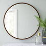 Metal Flat Wall Mirror, thumbnail 5 of 10