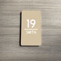 Stylish Vertical House Sign Number, thumbnail 4 of 9