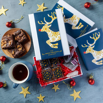 Christmas 'Reindeer' Afternoon Tea For Two Gift Box, 3 of 3