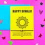 Happy Diwali Card With Wish Bracelet, thumbnail 1 of 5