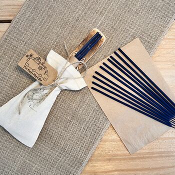 Lavender And Bergamot Hand Dipped Incense Sticks Vegan, 3 of 12