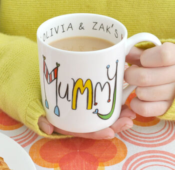 Personalised Mothers Day Fine China Mug, 3 of 8