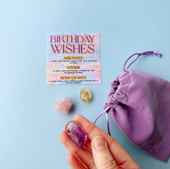 Happy Birthday! Mindful Moment Incense And Gemstone Set, 2 of 9