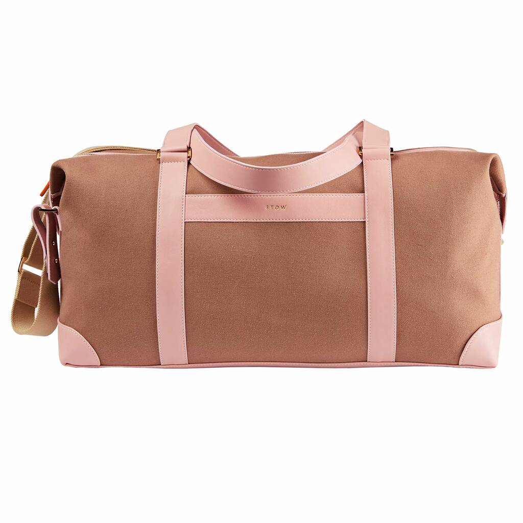 Luxury Sustainable Biodegradable Canvas Weekender Bag By STOW ...