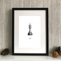 Personalised Chess Piece Print, thumbnail 1 of 6