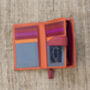 Woman's Personalised Orange Leather Wallet, thumbnail 10 of 12