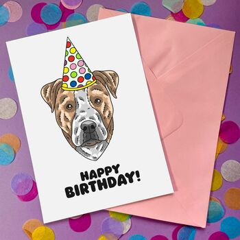 Custom Staffie Mother's Day Card, For Dog Mum, 11 of 12