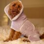 Personalised Luxury Dog Drying Coat, thumbnail 7 of 12