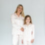 Personalised Girl's Pink Silky Pyjama's, thumbnail 7 of 7