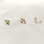 Solitaire Stud Earrings, thumbnail 2 of 4