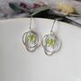 Peridot Drop Earrings, thumbnail 1 of 4