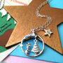 Sterling Silver Magical Wonderland Necklace, thumbnail 9 of 12