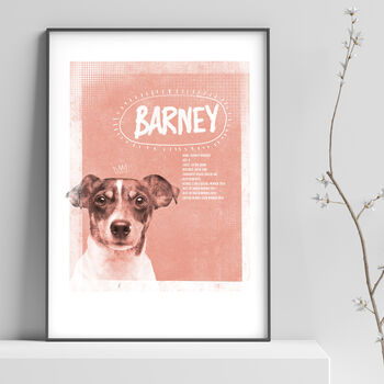 Personalised Pet Dog Poster, 3 of 6