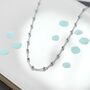 Sterling Silver Satellite Chain Necklace, thumbnail 2 of 3