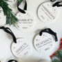 Personalised Baby's First Christmas Tree Decoration, thumbnail 5 of 9