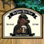 Grizzly Beer Personalised Home Pub Sign Man Cave Sign, thumbnail 3 of 8