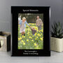 Personalised Black Glass Photo Frame 5x7, thumbnail 3 of 10
