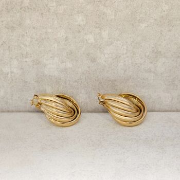 Twisted Hoops Gold, 2 of 8