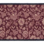 Hug Rug Paisley Floral Burgandy, thumbnail 1 of 5