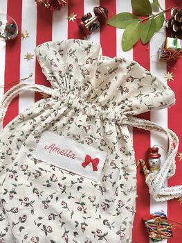 Christmas Embroidered Name Patch For Stockings And Santa Sacks, 8 of 9