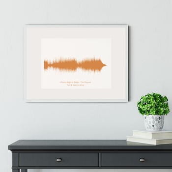 Personalised Favourite Song Sound Wave Print, 10 of 10