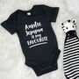 My Auntie Is My Favourite Personalised Babygrow, thumbnail 11 of 11