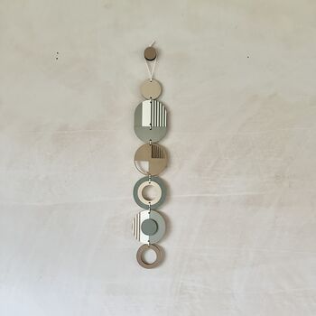 Small Modern Wall Hanging Natural Geometric Art, 2 of 4